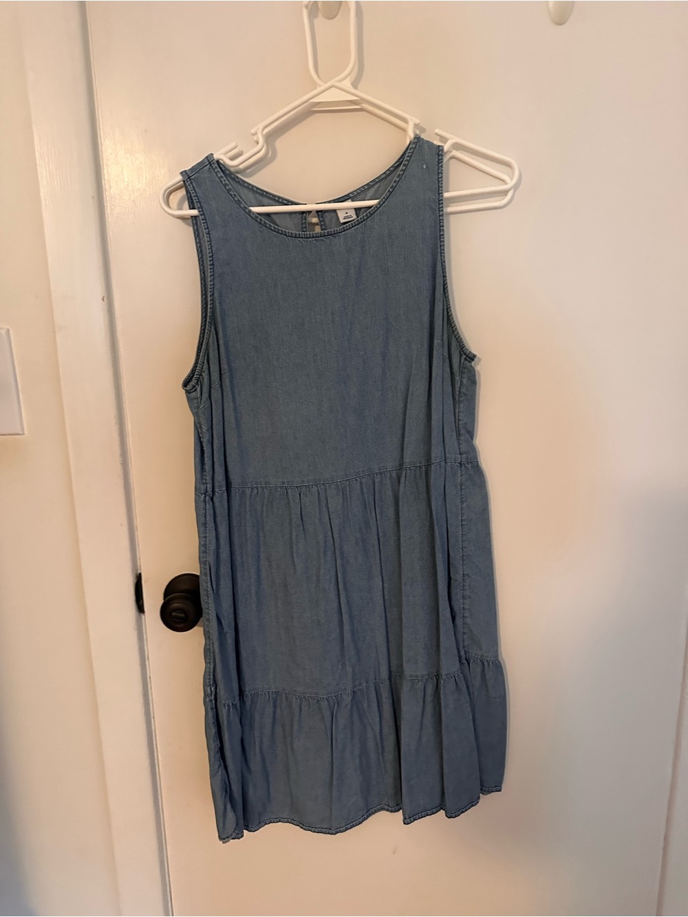 Old Navy Light Blue Chambray Mini Dress